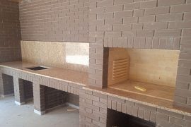 Стільниця в Барбекю з Бразильського Граніту “Ornamental Yellow”